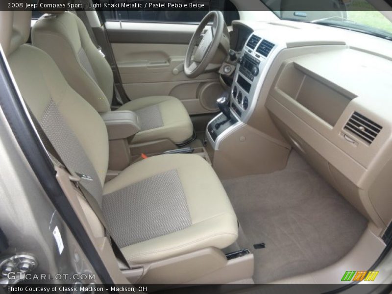 Light Khaki Metallic / Pastel Pebble Beige 2008 Jeep Compass Sport