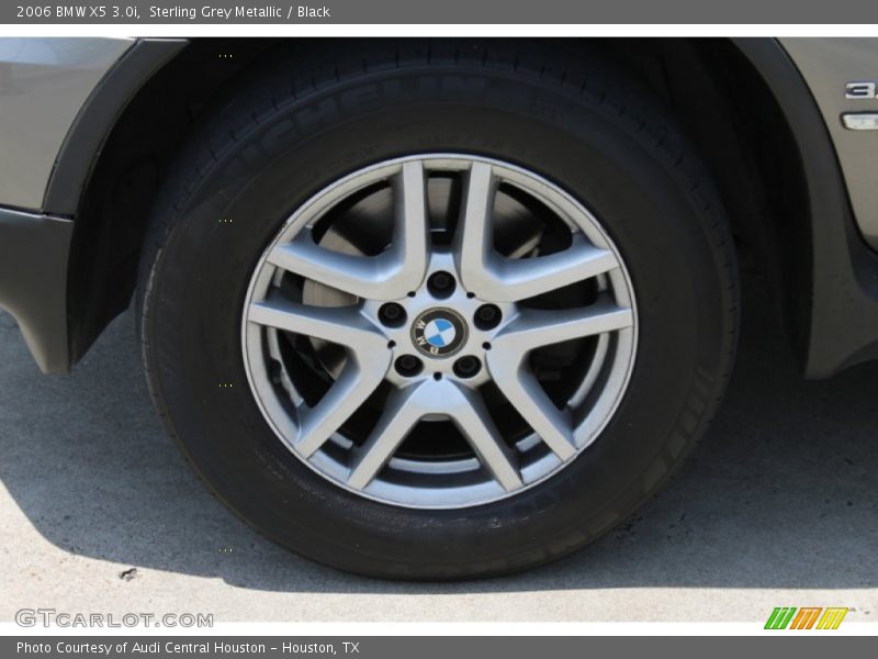 Sterling Grey Metallic / Black 2006 BMW X5 3.0i