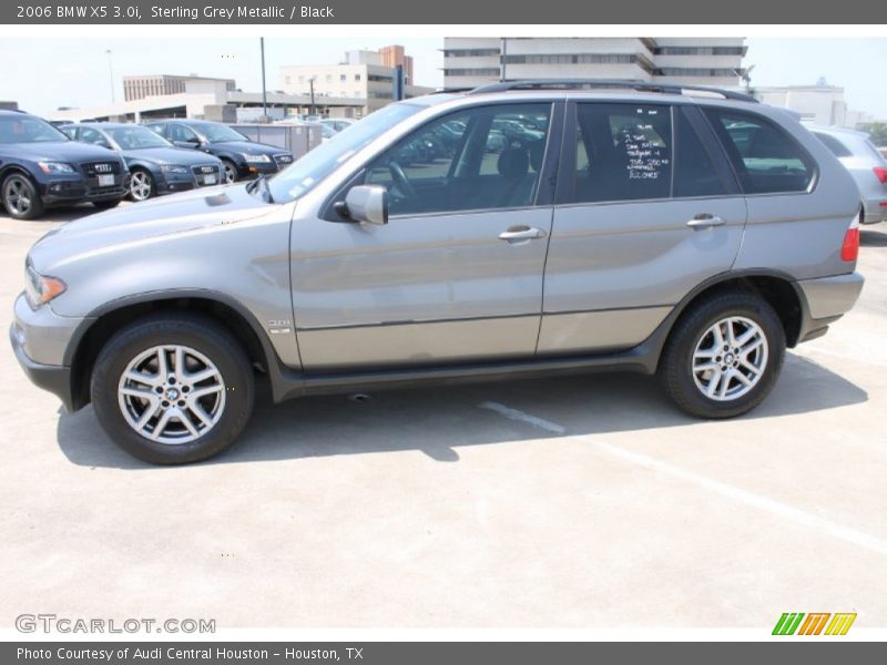 Sterling Grey Metallic / Black 2006 BMW X5 3.0i