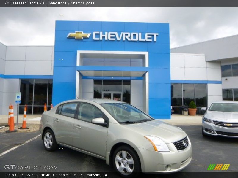 Sandstone / Charcoal/Steel 2008 Nissan Sentra 2.0