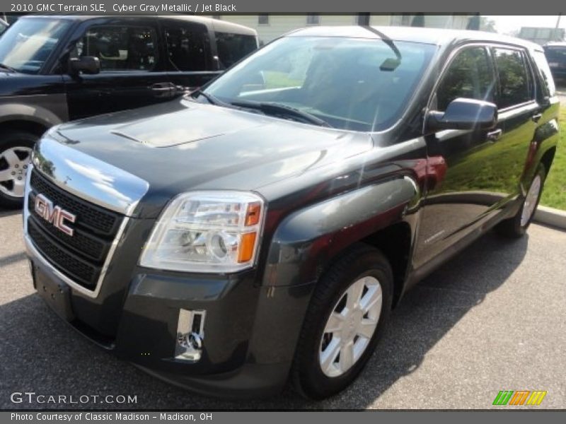 Cyber Gray Metallic / Jet Black 2010 GMC Terrain SLE