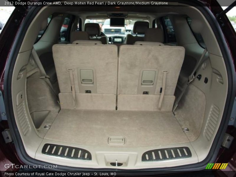 Deep Molten Red Pearl / Dark Graystone/Medium Graystone 2012 Dodge Durango Crew AWD