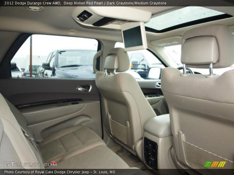 Deep Molten Red Pearl / Dark Graystone/Medium Graystone 2012 Dodge Durango Crew AWD