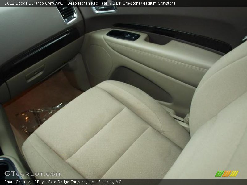 Deep Molten Red Pearl / Dark Graystone/Medium Graystone 2012 Dodge Durango Crew AWD