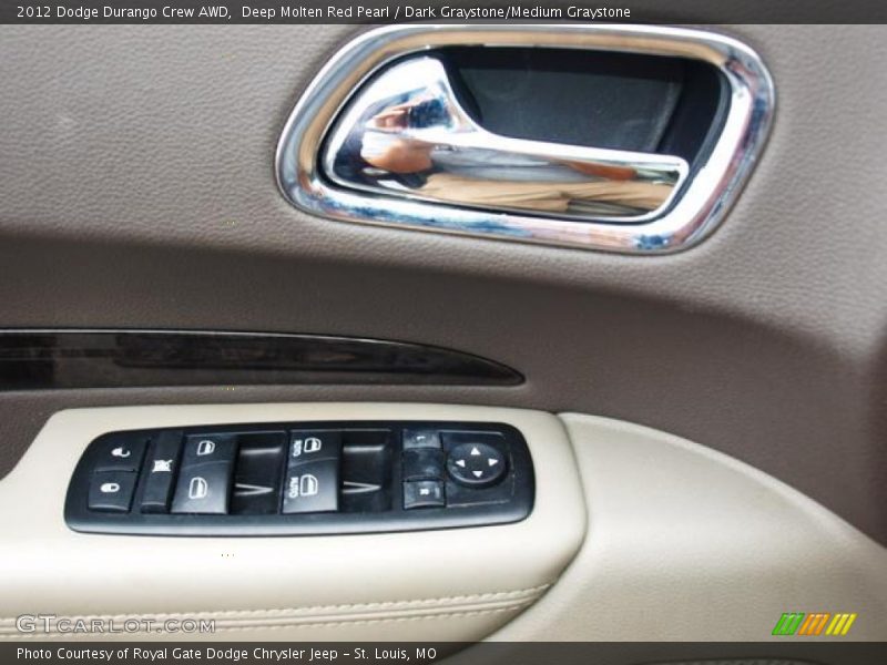 Deep Molten Red Pearl / Dark Graystone/Medium Graystone 2012 Dodge Durango Crew AWD