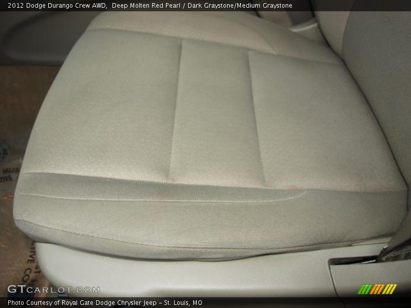 Deep Molten Red Pearl / Dark Graystone/Medium Graystone 2012 Dodge Durango Crew AWD