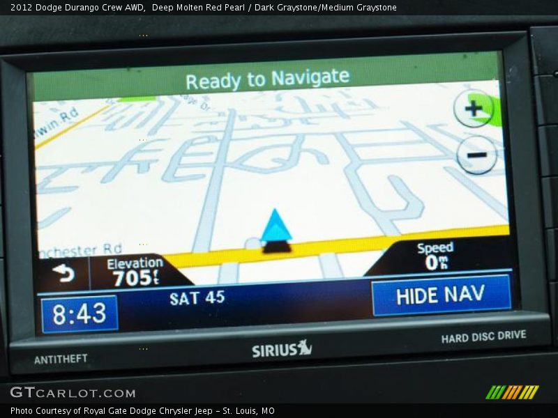 Deep Molten Red Pearl / Dark Graystone/Medium Graystone 2012 Dodge Durango Crew AWD