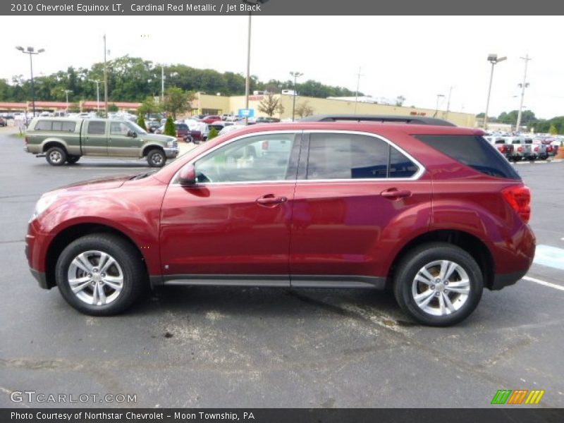 Cardinal Red Metallic / Jet Black 2010 Chevrolet Equinox LT