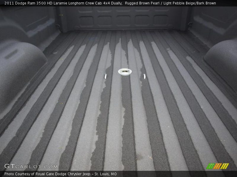 Rugged Brown Pearl / Light Pebble Beige/Bark Brown 2011 Dodge Ram 3500 HD Laramie Longhorn Crew Cab 4x4 Dually