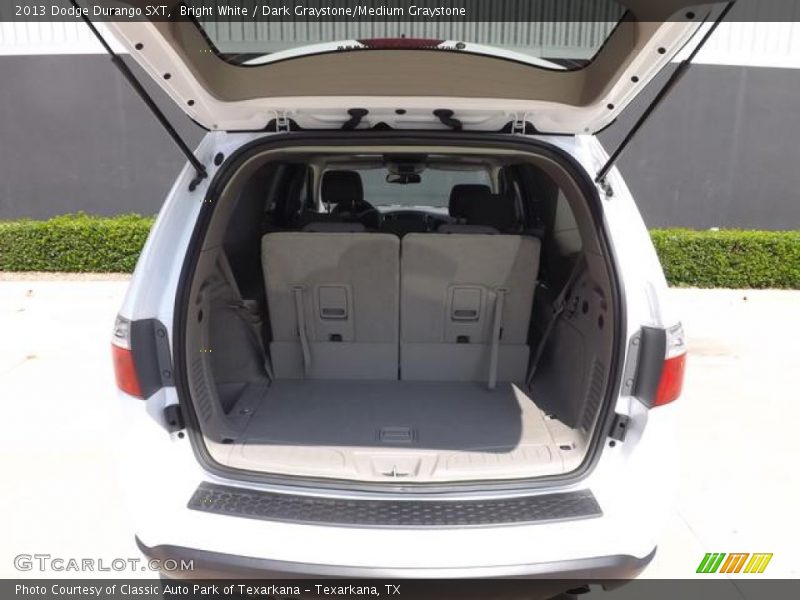 Bright White / Dark Graystone/Medium Graystone 2013 Dodge Durango SXT