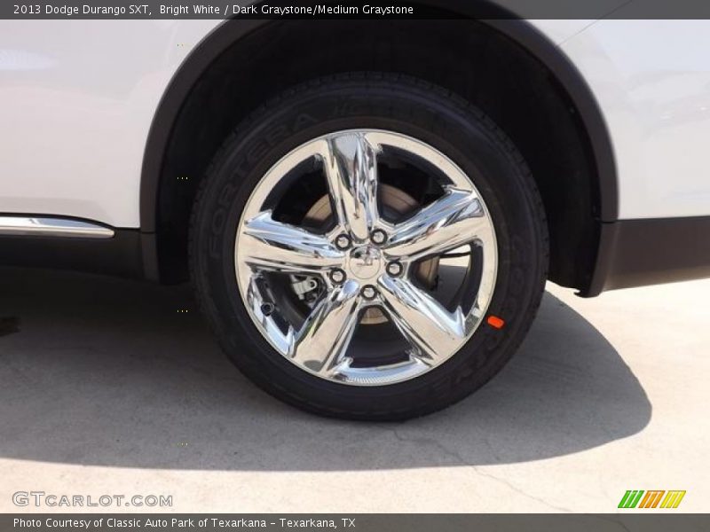 Bright White / Dark Graystone/Medium Graystone 2013 Dodge Durango SXT