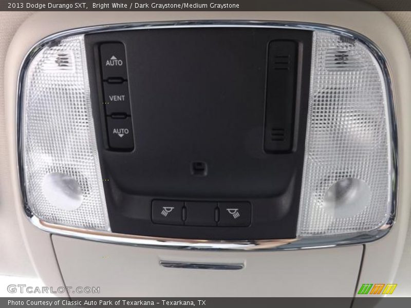 Bright White / Dark Graystone/Medium Graystone 2013 Dodge Durango SXT