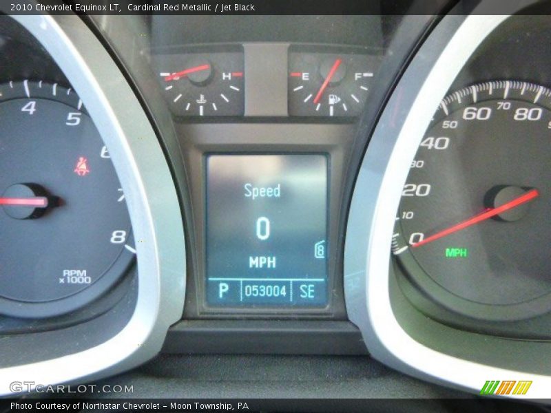 Cardinal Red Metallic / Jet Black 2010 Chevrolet Equinox LT