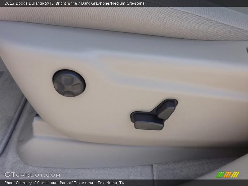 Bright White / Dark Graystone/Medium Graystone 2013 Dodge Durango SXT