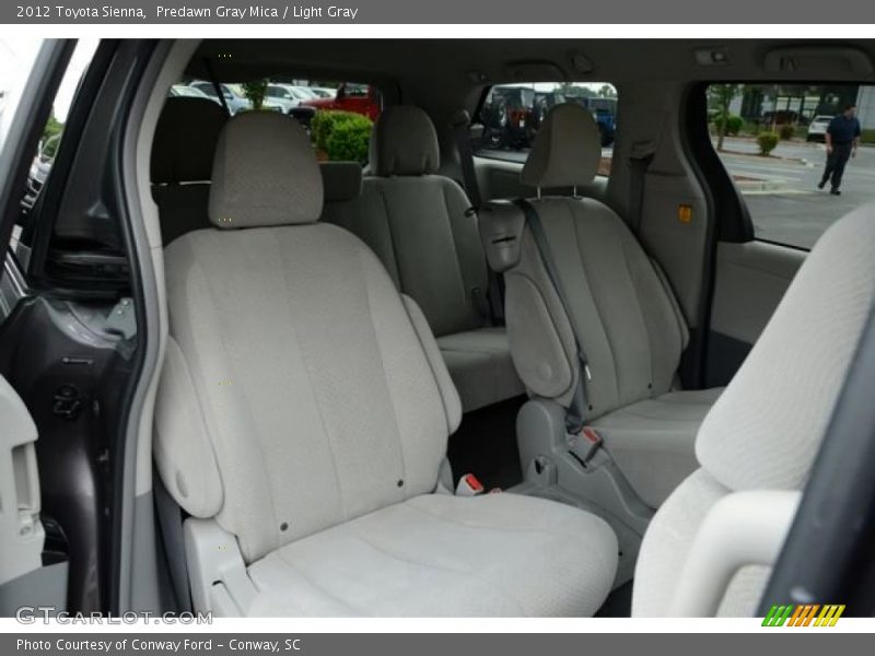 Predawn Gray Mica / Light Gray 2012 Toyota Sienna
