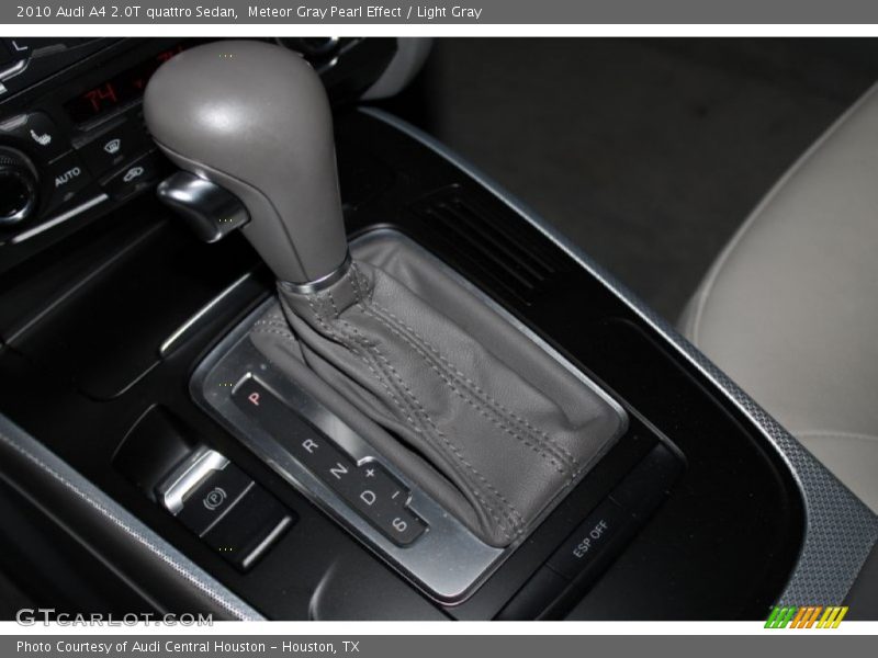 Meteor Gray Pearl Effect / Light Gray 2010 Audi A4 2.0T quattro Sedan