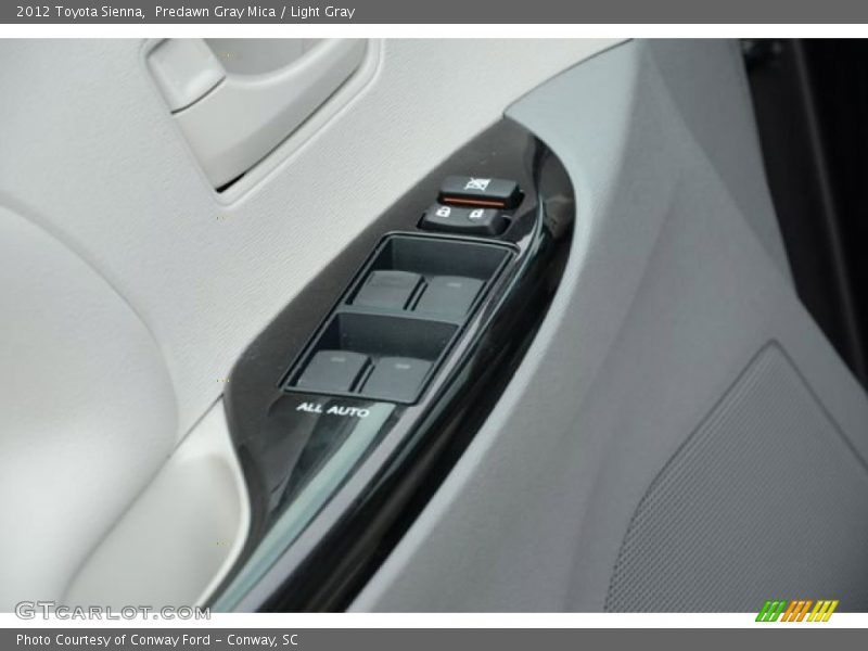 Predawn Gray Mica / Light Gray 2012 Toyota Sienna