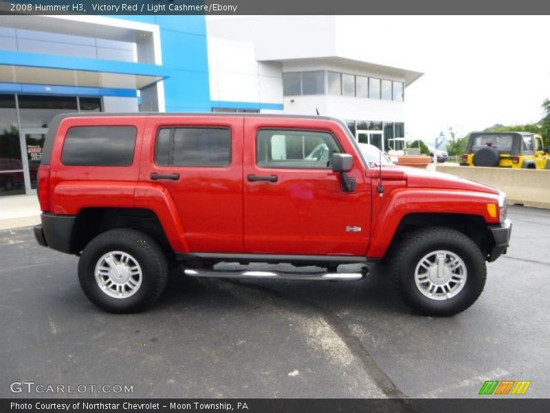 Victory Red / Light Cashmere/Ebony 2008 Hummer H3
