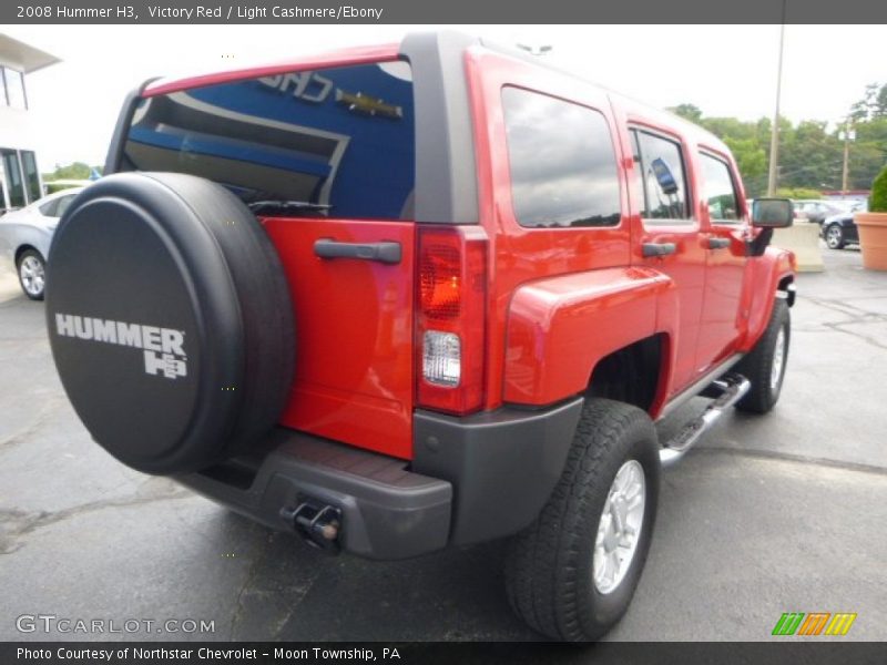Victory Red / Light Cashmere/Ebony 2008 Hummer H3