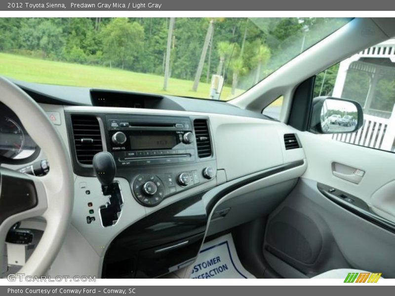 Predawn Gray Mica / Light Gray 2012 Toyota Sienna