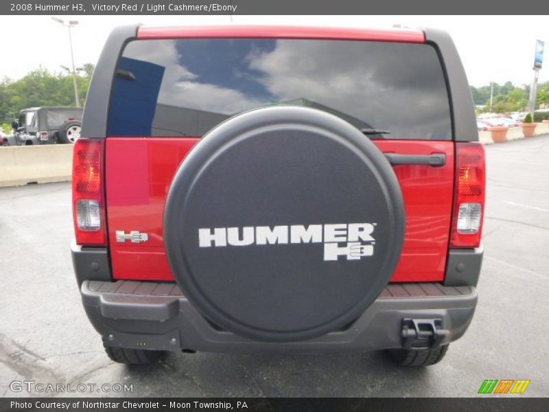 Victory Red / Light Cashmere/Ebony 2008 Hummer H3