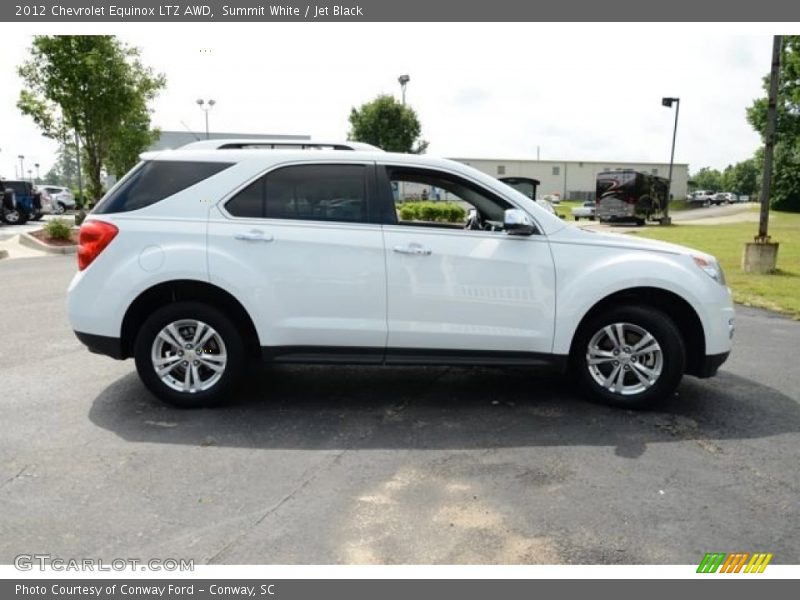 Summit White / Jet Black 2012 Chevrolet Equinox LTZ AWD