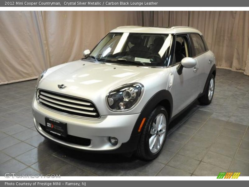 Crystal Silver Metallic / Carbon Black Lounge Leather 2012 Mini Cooper Countryman