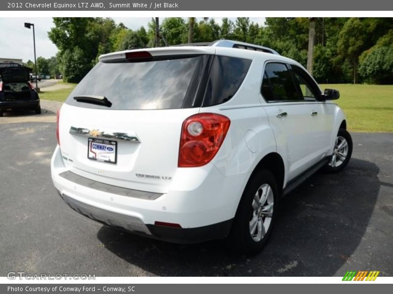 Summit White / Jet Black 2012 Chevrolet Equinox LTZ AWD