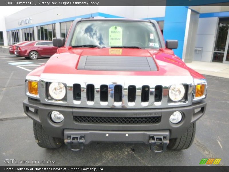 Victory Red / Light Cashmere/Ebony 2008 Hummer H3