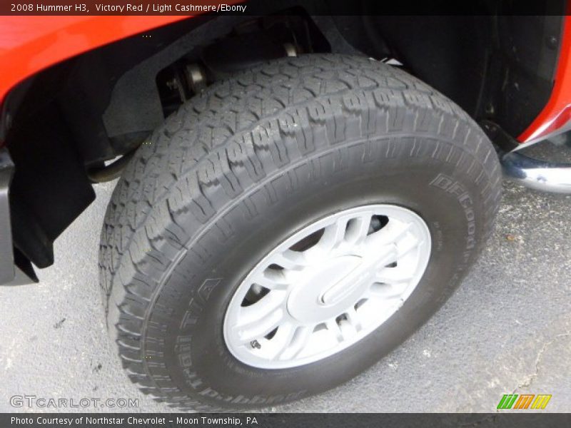 Victory Red / Light Cashmere/Ebony 2008 Hummer H3