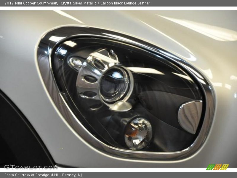 Crystal Silver Metallic / Carbon Black Lounge Leather 2012 Mini Cooper Countryman