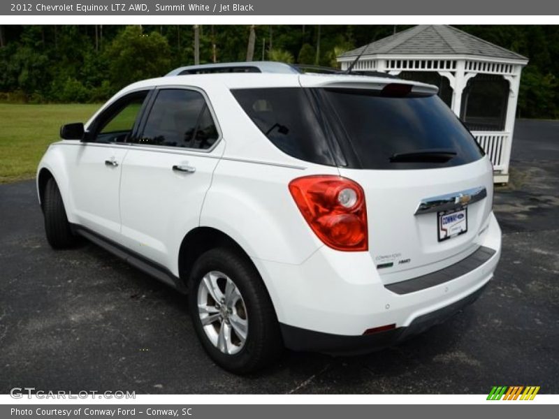 Summit White / Jet Black 2012 Chevrolet Equinox LTZ AWD