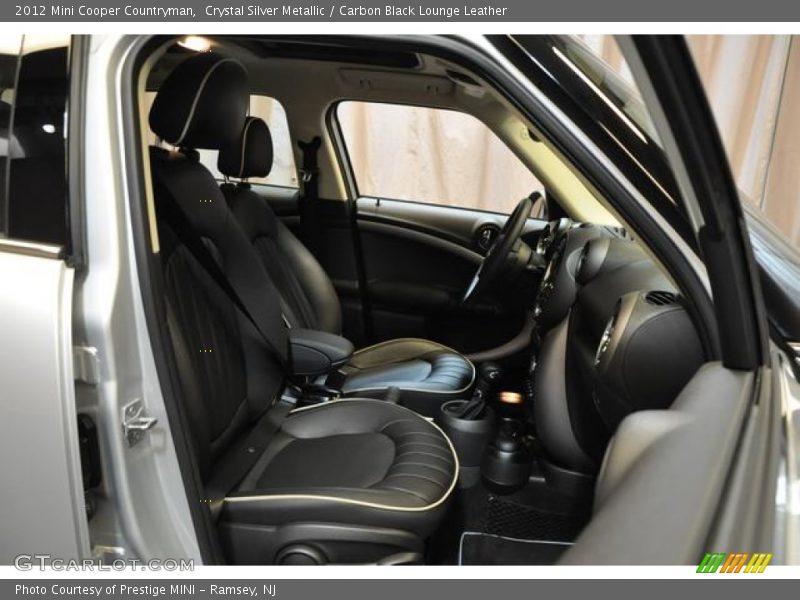 Crystal Silver Metallic / Carbon Black Lounge Leather 2012 Mini Cooper Countryman