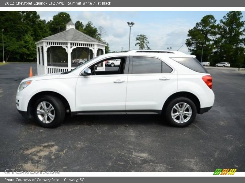 Summit White / Jet Black 2012 Chevrolet Equinox LTZ AWD