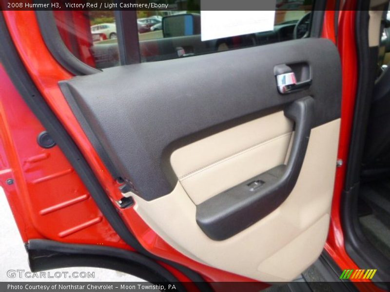 Victory Red / Light Cashmere/Ebony 2008 Hummer H3