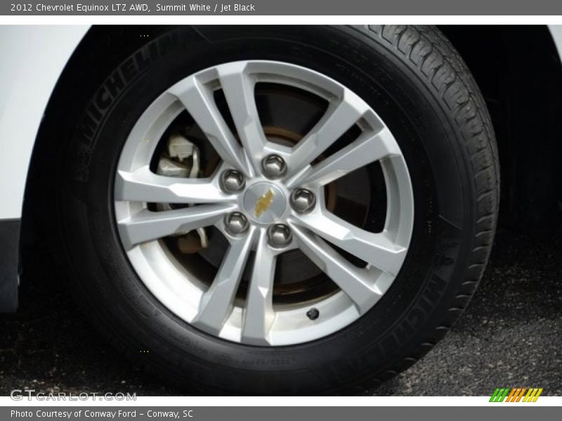 Summit White / Jet Black 2012 Chevrolet Equinox LTZ AWD