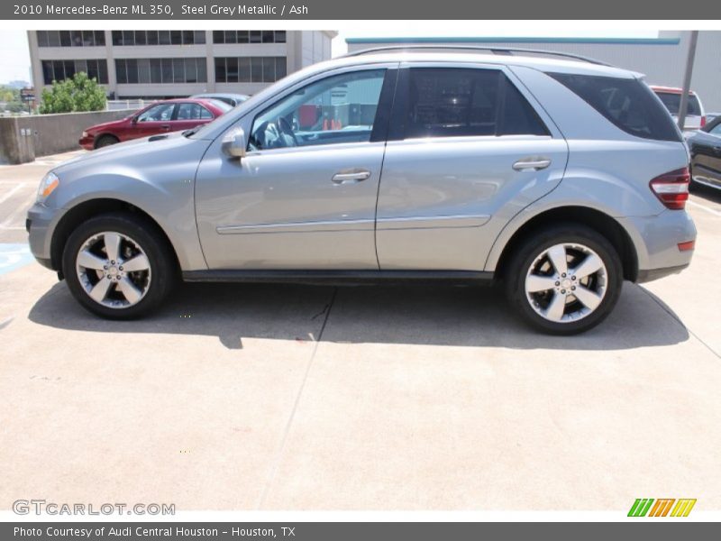 Steel Grey Metallic / Ash 2010 Mercedes-Benz ML 350