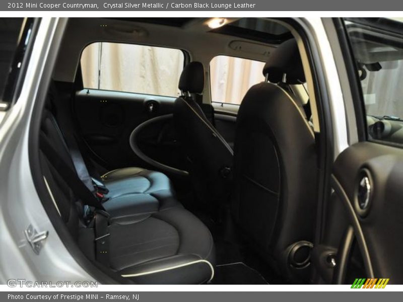 Crystal Silver Metallic / Carbon Black Lounge Leather 2012 Mini Cooper Countryman