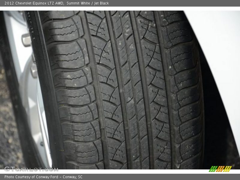 Summit White / Jet Black 2012 Chevrolet Equinox LTZ AWD