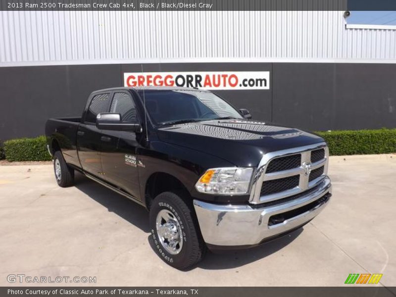 Black / Black/Diesel Gray 2013 Ram 2500 Tradesman Crew Cab 4x4