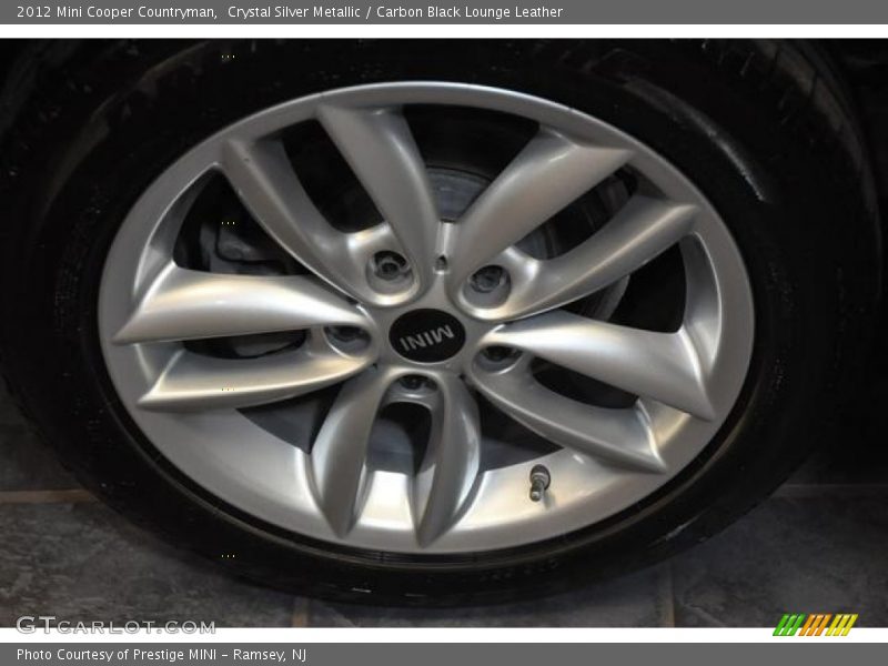 Crystal Silver Metallic / Carbon Black Lounge Leather 2012 Mini Cooper Countryman