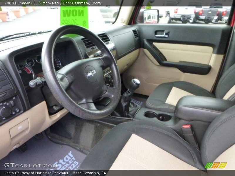 Victory Red / Light Cashmere/Ebony 2008 Hummer H3