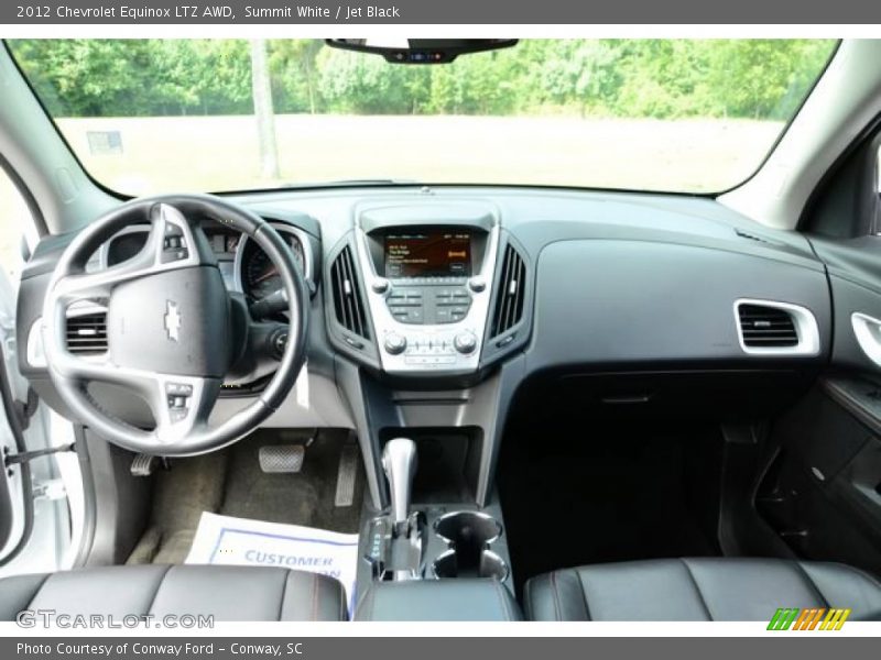 Summit White / Jet Black 2012 Chevrolet Equinox LTZ AWD