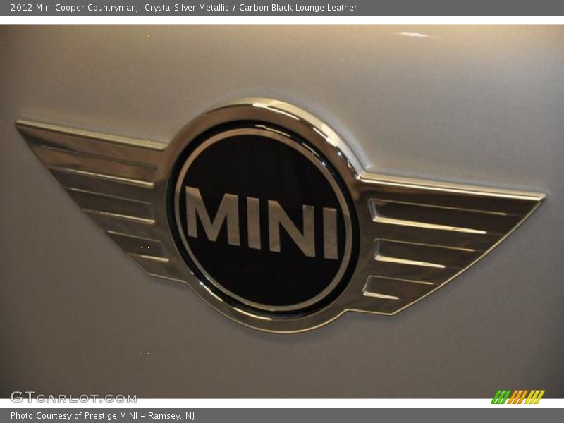 Crystal Silver Metallic / Carbon Black Lounge Leather 2012 Mini Cooper Countryman