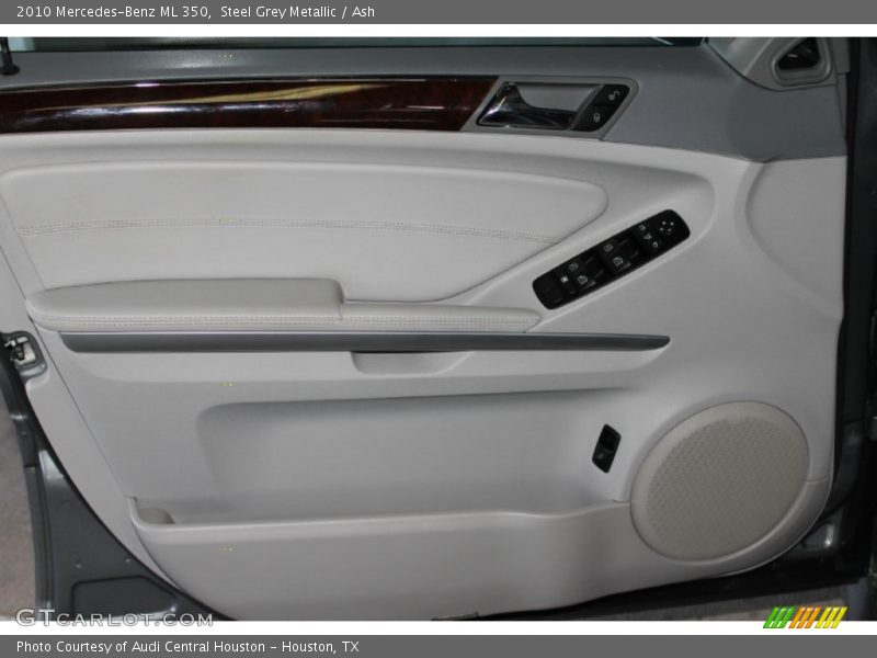 Steel Grey Metallic / Ash 2010 Mercedes-Benz ML 350