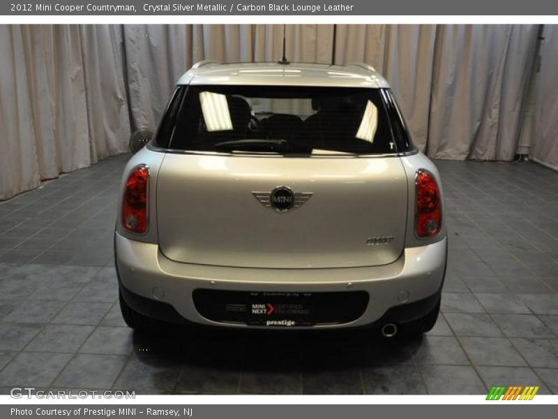 Crystal Silver Metallic / Carbon Black Lounge Leather 2012 Mini Cooper Countryman