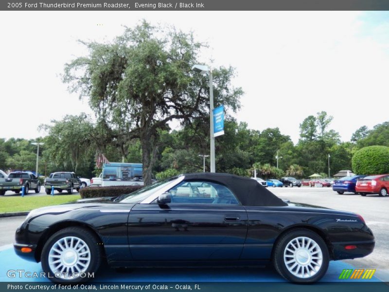 Evening Black / Black Ink 2005 Ford Thunderbird Premium Roadster