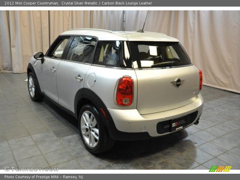 Crystal Silver Metallic / Carbon Black Lounge Leather 2012 Mini Cooper Countryman