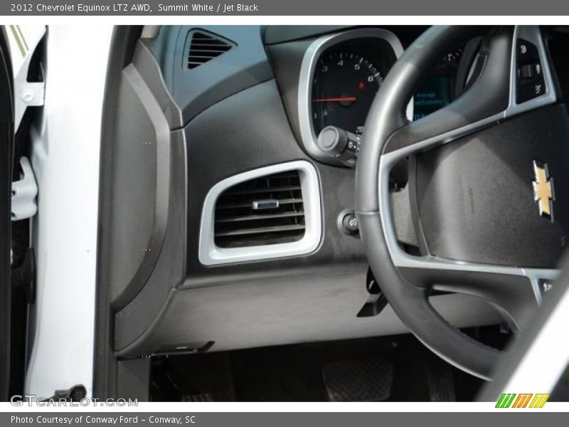 Summit White / Jet Black 2012 Chevrolet Equinox LTZ AWD
