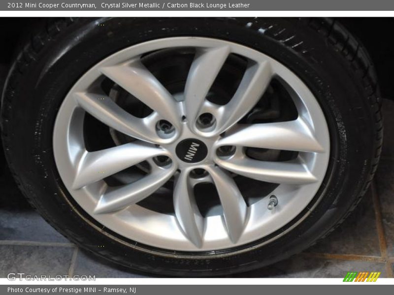 Crystal Silver Metallic / Carbon Black Lounge Leather 2012 Mini Cooper Countryman
